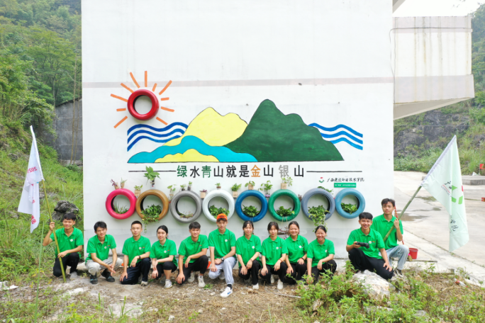 通過“廢物利用”繪制的鄉村生態振興景觀圖