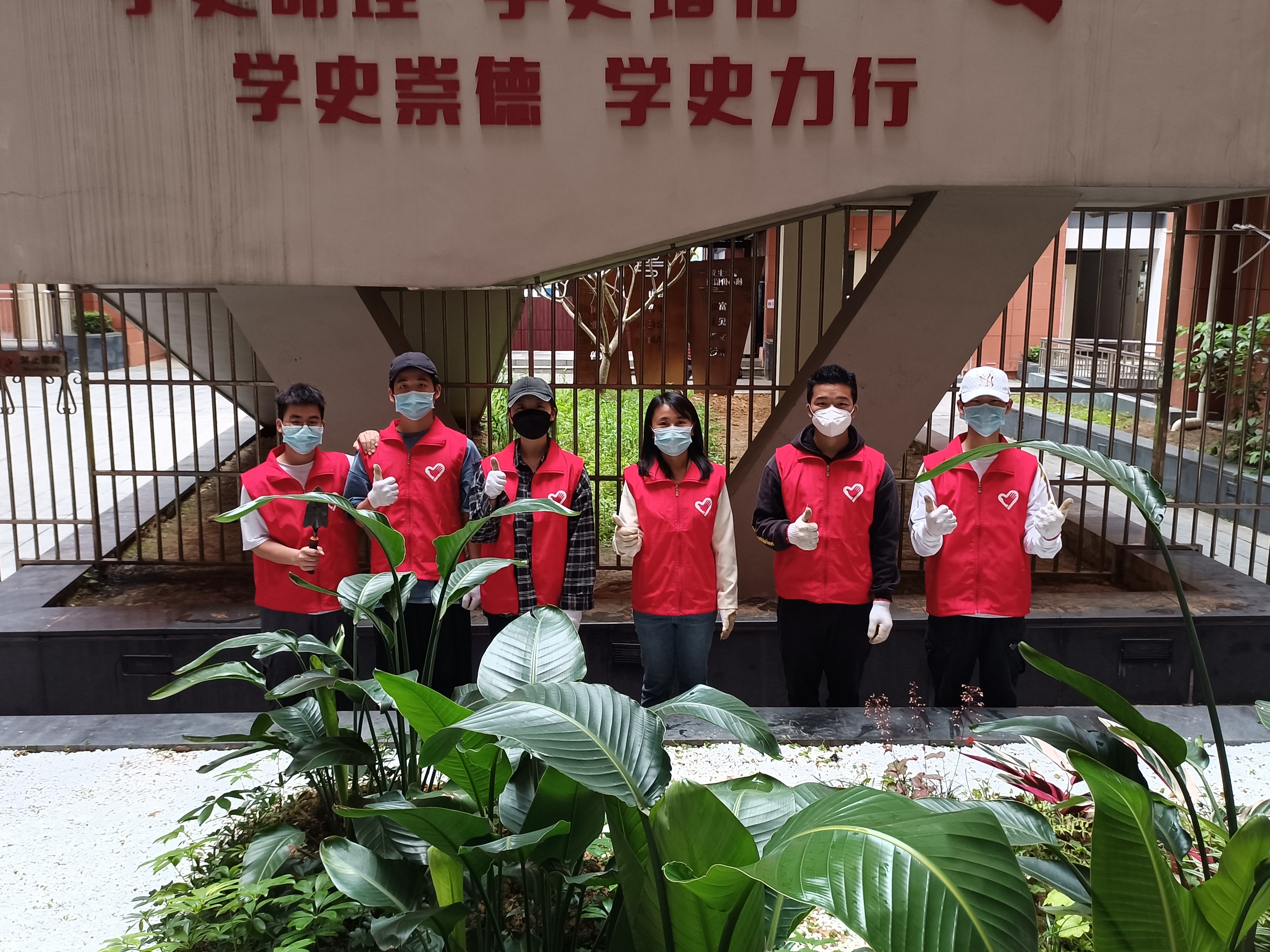 黨建“紅”引領園林“綠”志愿服務項目