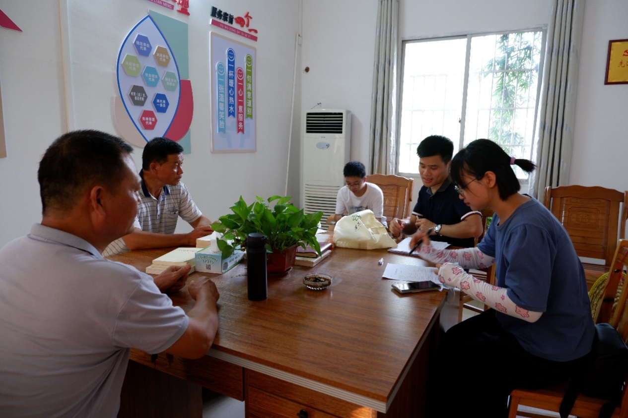 與筆山村委調研訪談